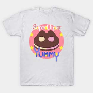 Cookie Cat! [text] T-Shirt